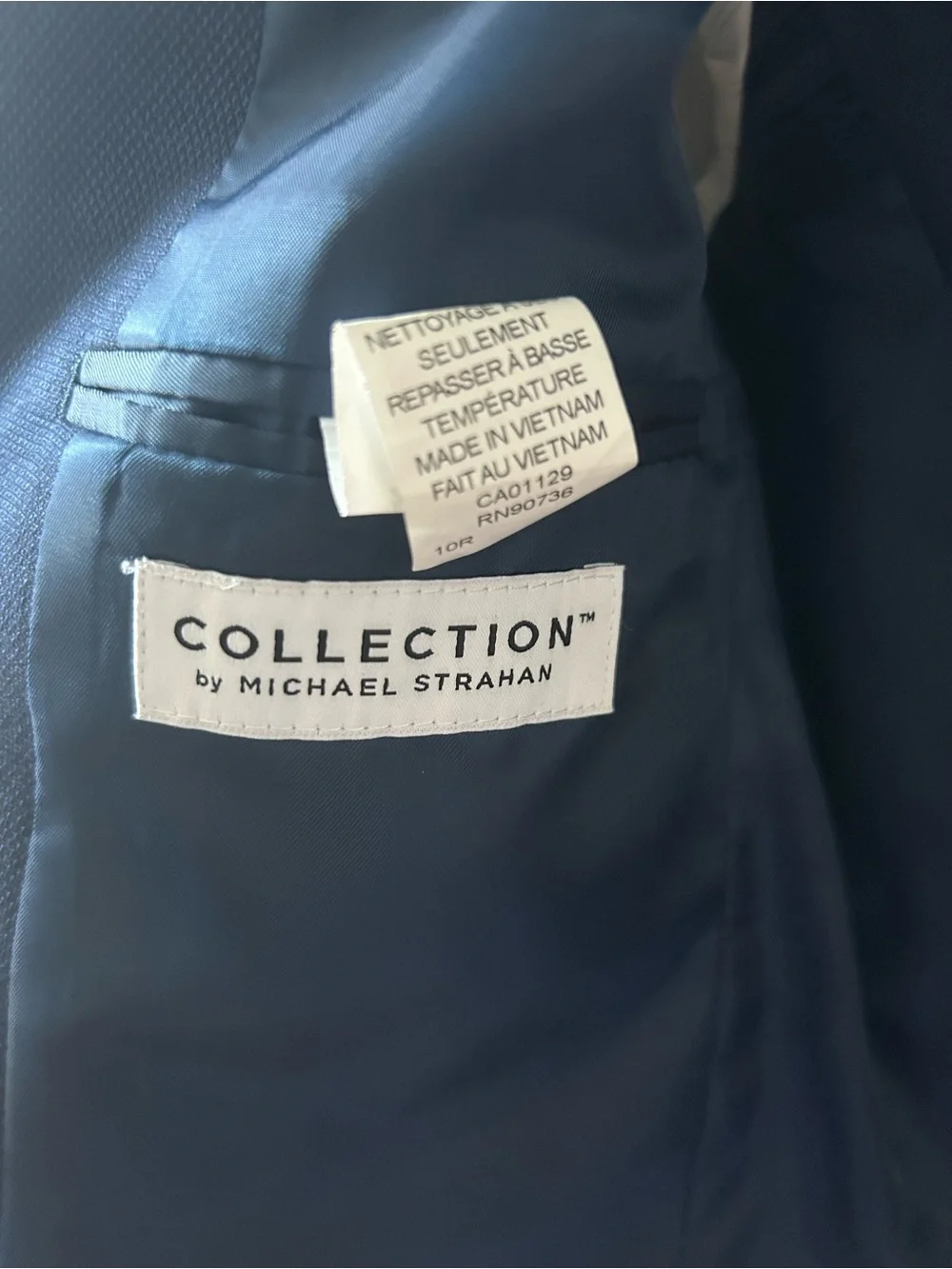 Navy Two-Piece Boys Suit Jacket & Pants